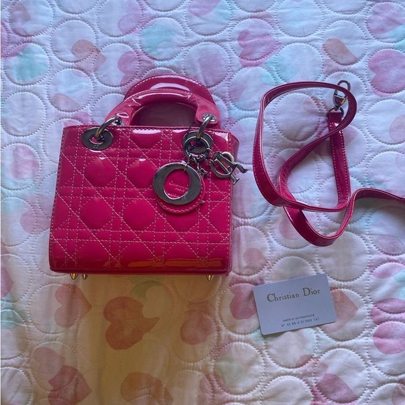Dior Handbags - Christian Dior hot pink bag. $300